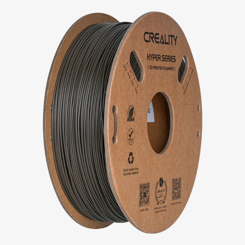 Filamento Pla Para Impressora 3d Creality Hyper Pla-cf 1 Kg/rolo 1.75 Mm Amarelo Acinzentado