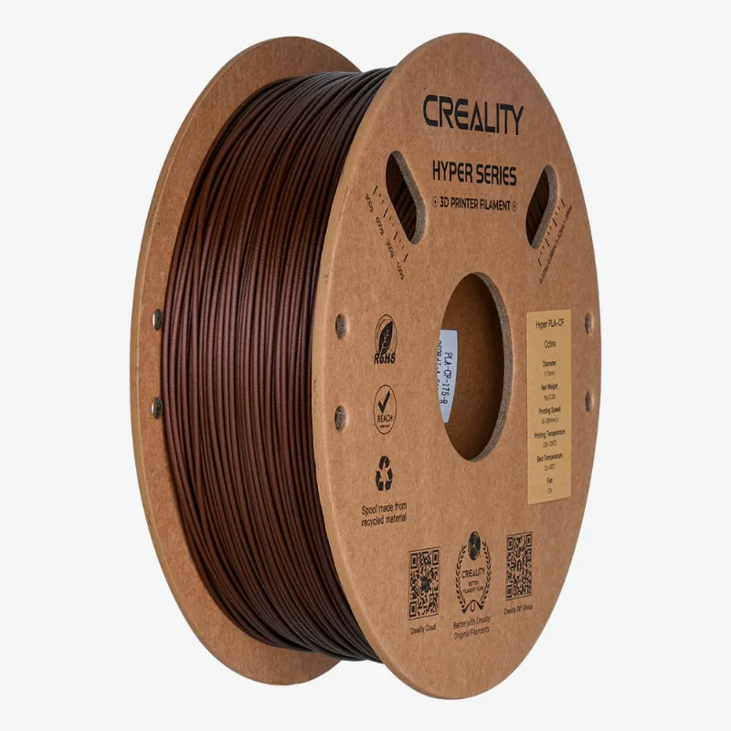 Filamento Pla Para Impressora 3d Creality Hyper Pla-cf 1 Kg/rolo 1.75 Mm Ocre