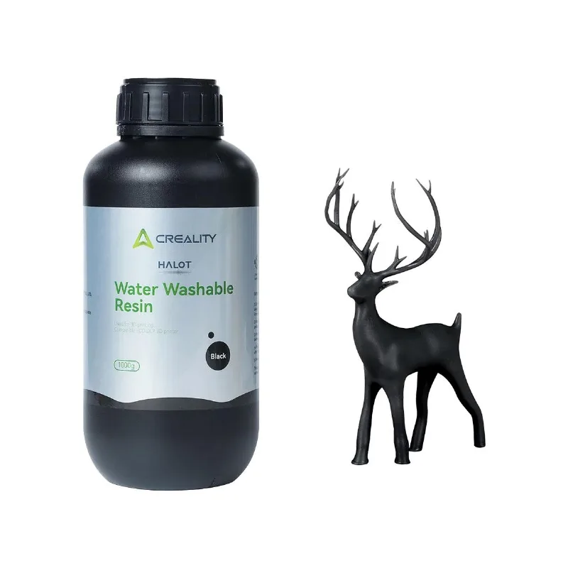 Resina Creality Halot Lavável Para Impressora 3d Lcd 1 Kg Preta