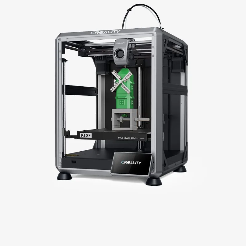 Impressora 3D Creality K1 SE-New Velocidade Máxima 600mm/s e Nivelamento Automático Bivolt