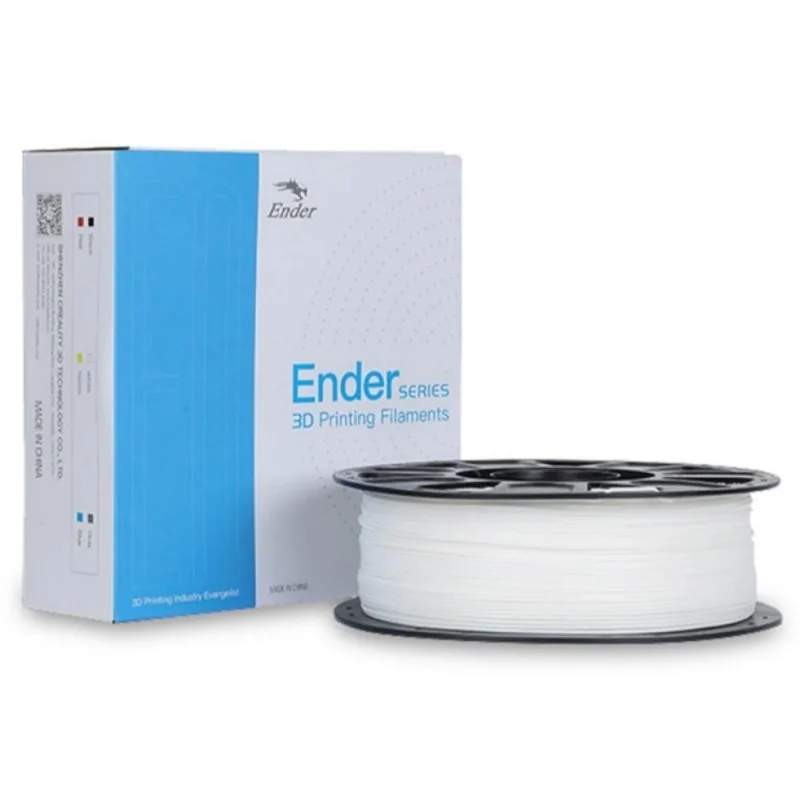Filamento Ender Pla Para Impressora 3d 1kg Branco Creality