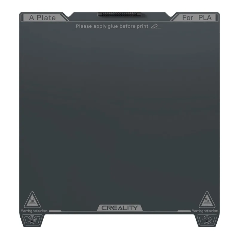 Placa Para Plataforma De Impressão 3d Lisa Creality Pei 235x235mm K1c Sem Adesivo Magnético