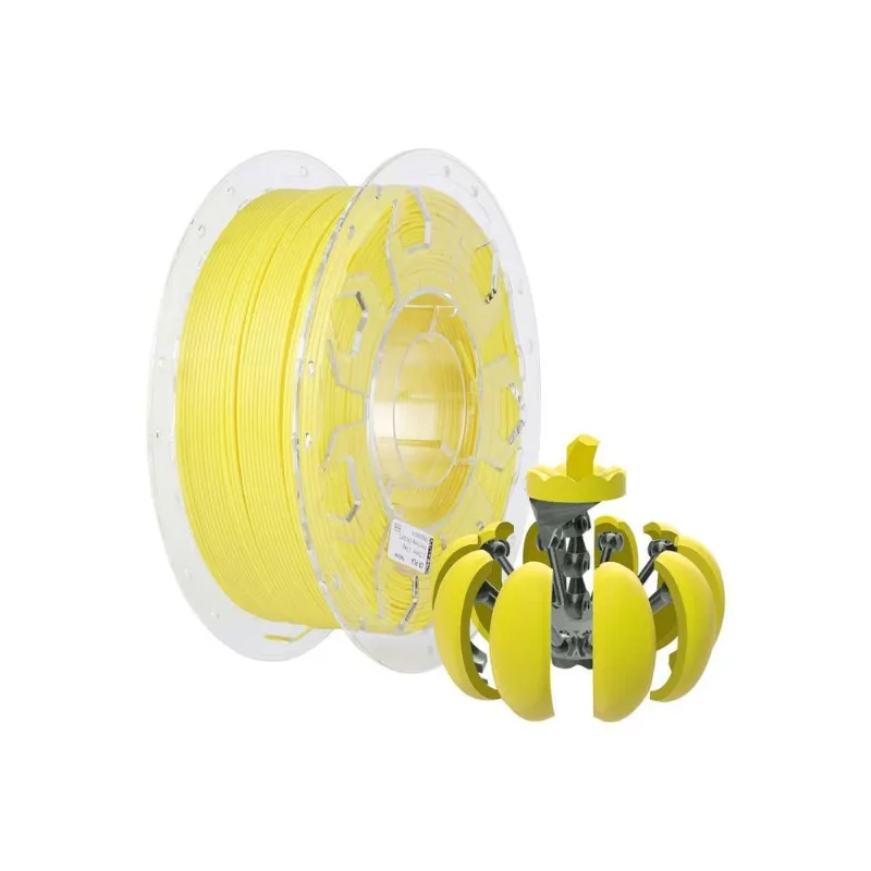 Filamento Cr Pla Creality Para Impressora 3d Amarelo 1kg 1.75mm