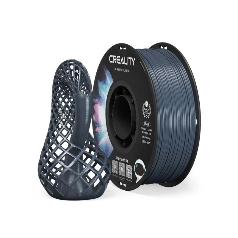 Filamento Cr-abs Creality P/ Impressora 3d Cinza 1kg 1.75mm