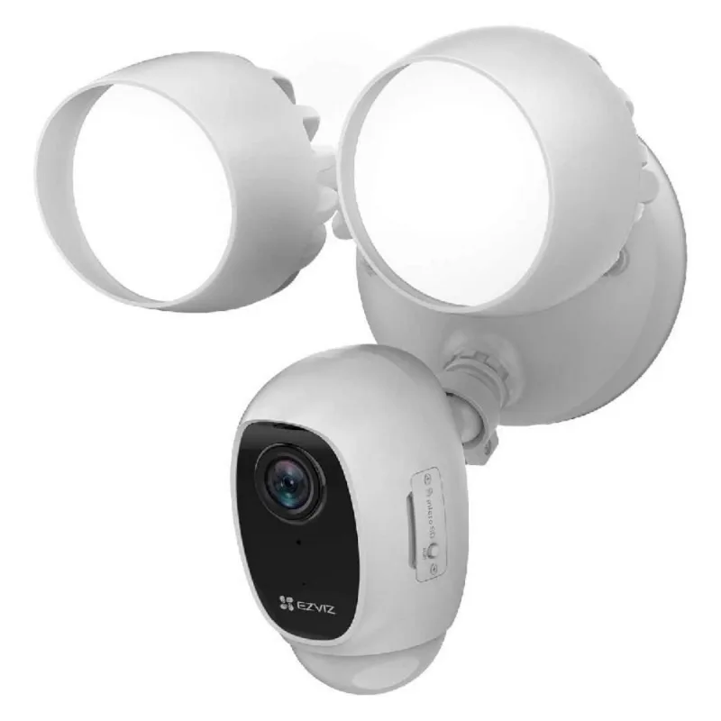 Camera Ip Wi-Fi Externa 2Mp Luminaria Dois Em Um Ezviz Lc1C