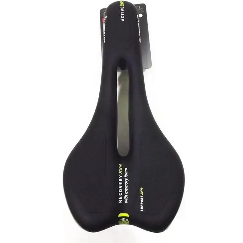 Selim de Bicicleta Vazado Memory Foam Absolute Preto - UNICO