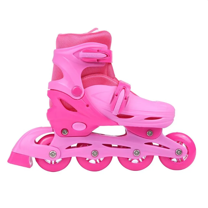 Patins Inline Play&Fun Rosa Tamanho 28 a 31