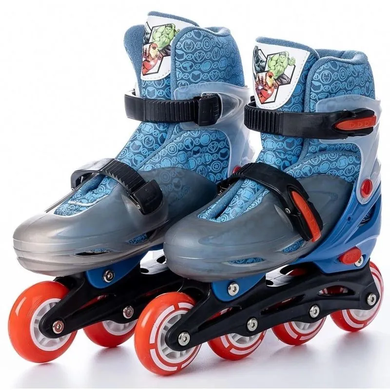 Patins Avengers Transparente 32-35 - Tudo Games Rêtro