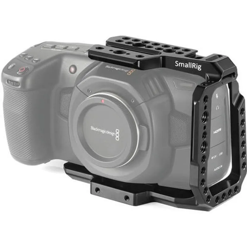 Meia Gaiola Cage Half SmallRig CVB2254 para Blackmagic Pocket Cinema 6k e 4K