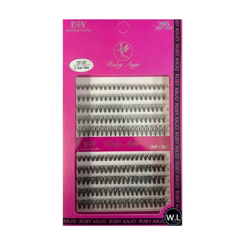 Kit Cílios Tufinho 20P+30P- Ruby Anjo (RA736-2)