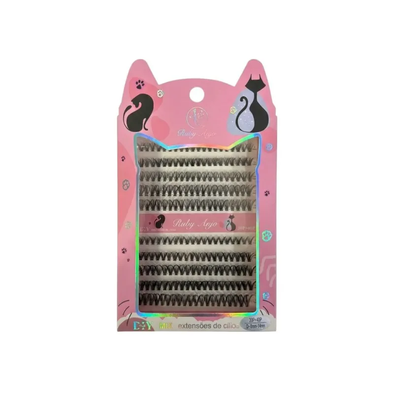 Kit Cílios Tufinho 20P+30P - Ruby Anjo (RA737-2)