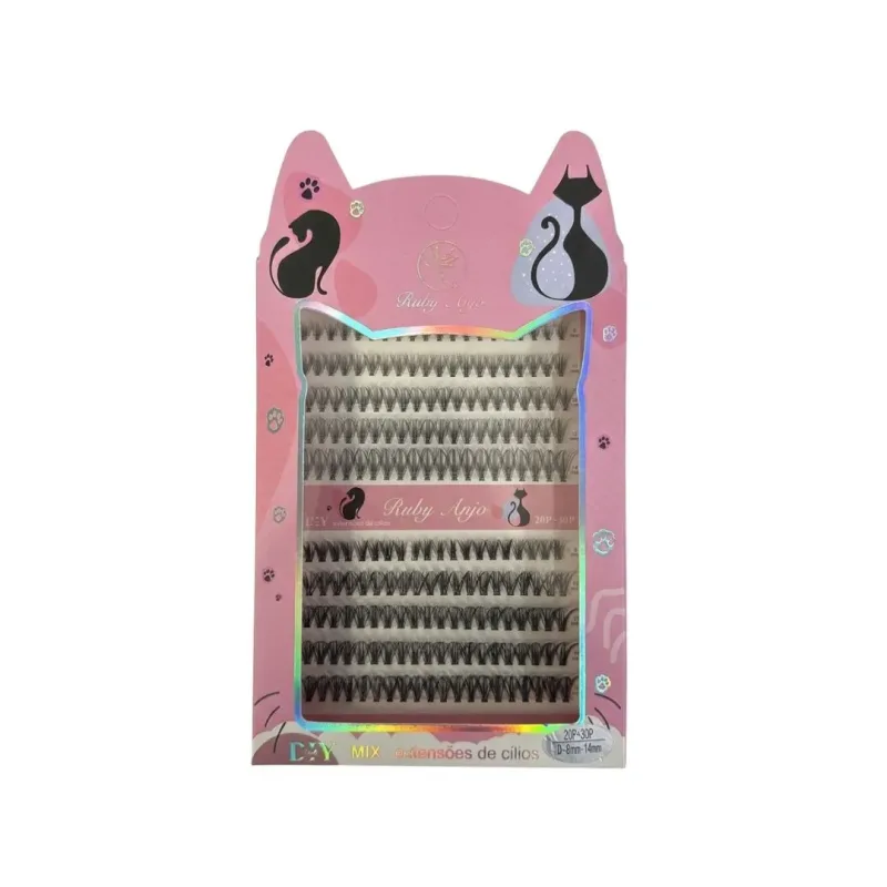 Kit Cílios Tufinho 30P+40P - Ruby Anjo (RA737-3)
