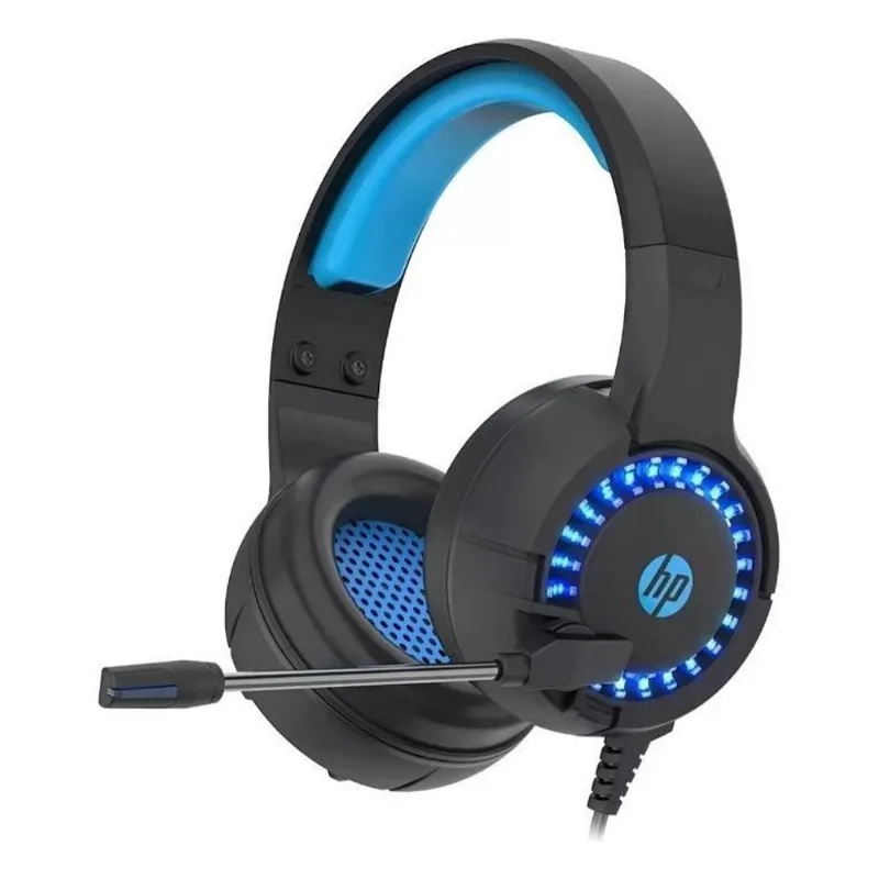 Headset Gamer Hp 194R0Aa - Color Preto/Azul