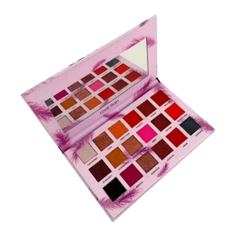 PALETA DE SOMBRA LOVE RAIN METALICA