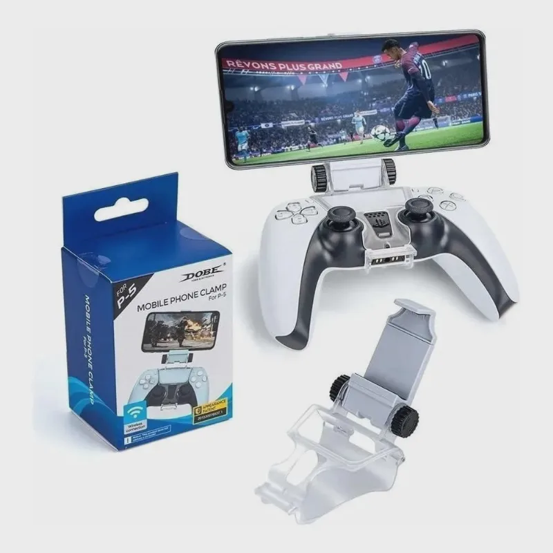 Suporte Base De Celular Para Controle Ps5 Playstation 5 Ajustável c/ Rotação