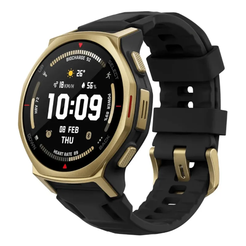 Smartwatch Reloj Inteligente amazfit T rex 3 pro 44 mm Zafiro Ultra resistent Dorado