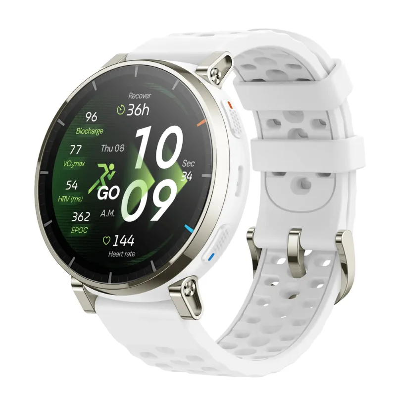 Smartwatch Amazfit Active 3 premium runner White
