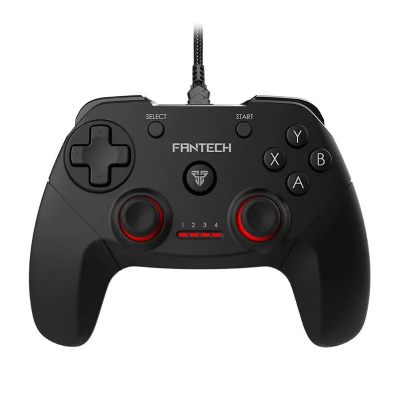 Controle com fio Fantech para PC/PS3 Revolver GP12 Preto