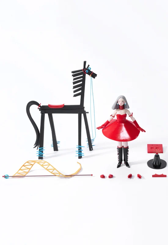 AFS(ART FASHION STORY) BEAUTIFUL CHEMISTRY x MY AFS FLAG BEARER OF THE GRAFFITI STEED MONA 1/12 SCALE ACTION FIGURE