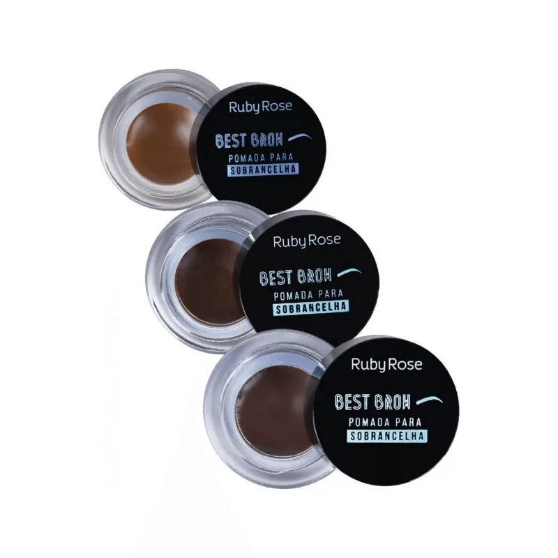 Pomada Para Sobrancelha Best Brown - Ruby Rose - Medium