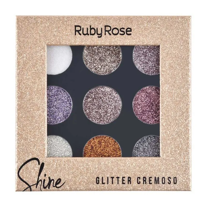 Paleta de Glitters Ruby Rose Shine 1un