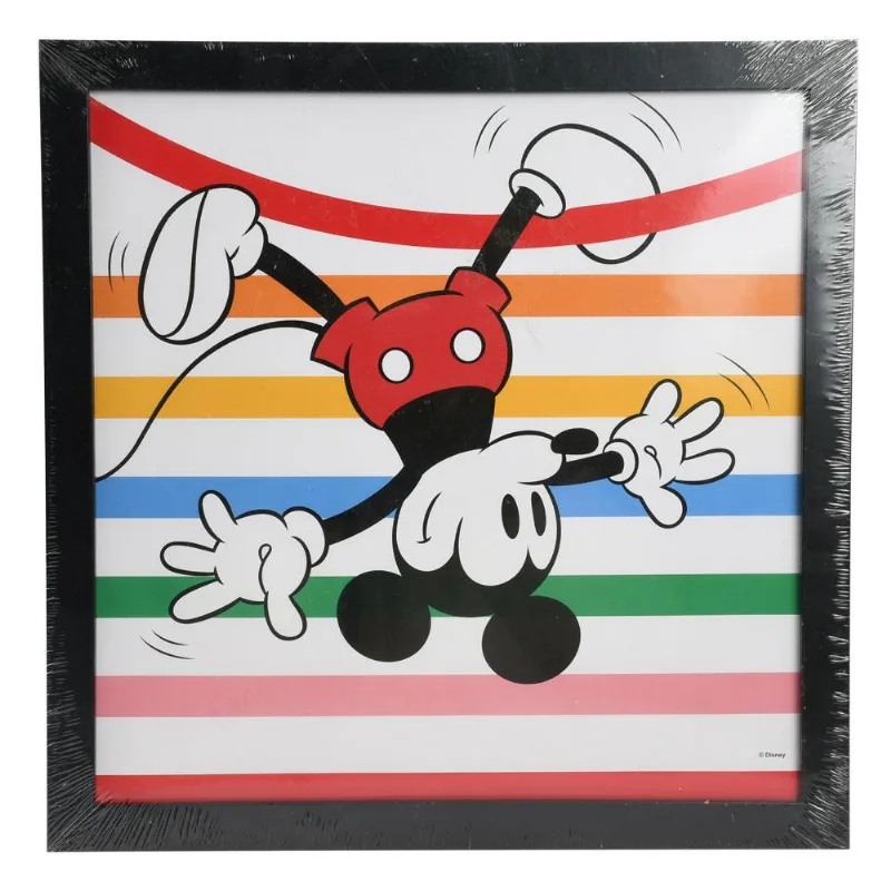 Quadro Mdf 30x30 Mickey Disney Sortido
