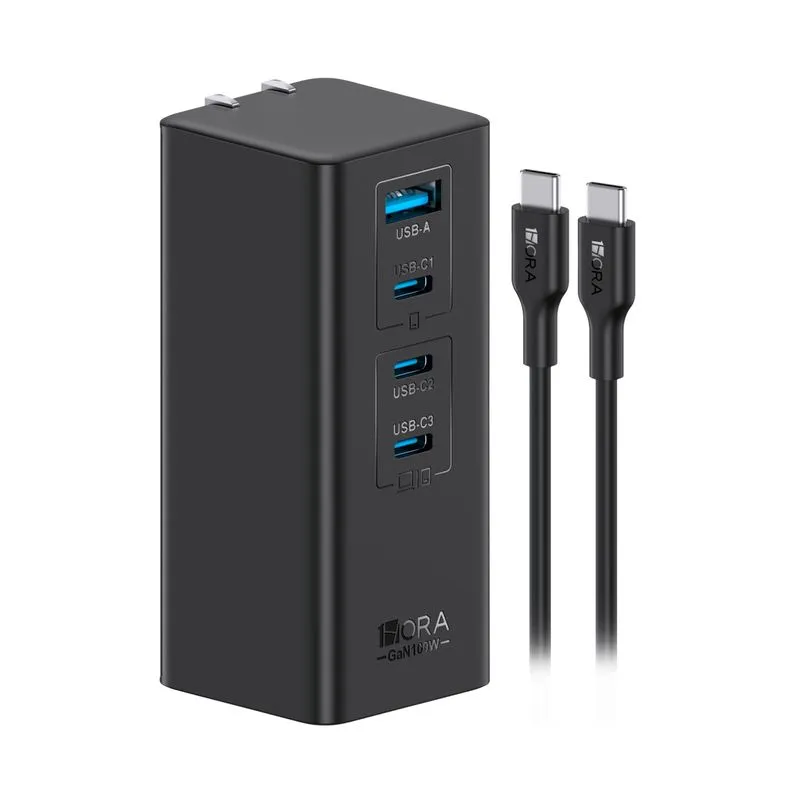 Cargador universal de pared de 100W con cable tipo C de 1 m