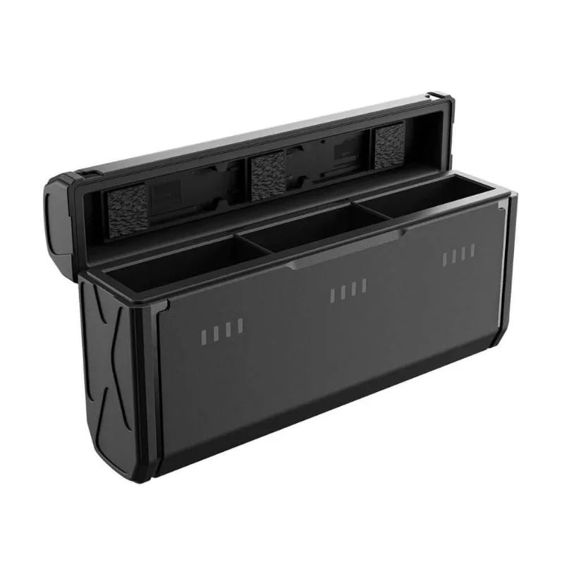 Carregador Triplo Multifuncional para GoPro Hero 12 / 11 / 10 / 9 Black - Telesin