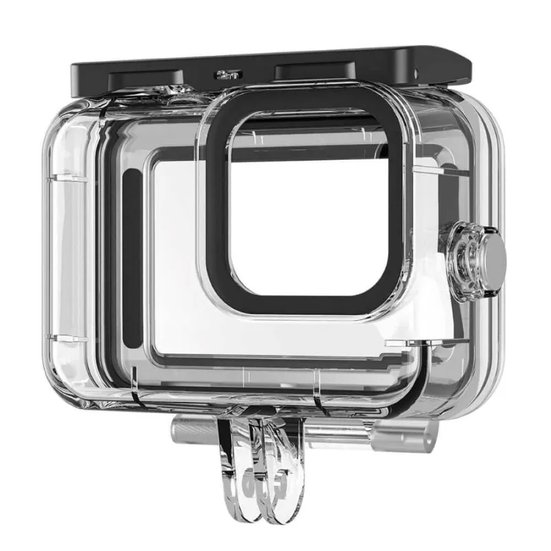 Caixa Estanque para GoPro Hero 11 / 10 / 9 Black com Tampa Traseira Extra - Telesin