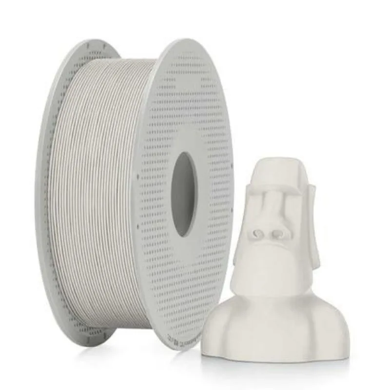 Filamento Bambu Lab Pla Matte Ivory White 1kg Com Carretel