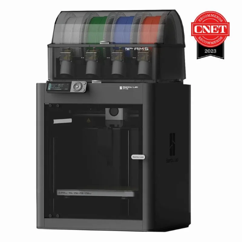 Impressora 3D - Bambu Lab P1S Combo - Velocidade de Impressão 500mm/s - Bluetooth - PF001-U + SA001