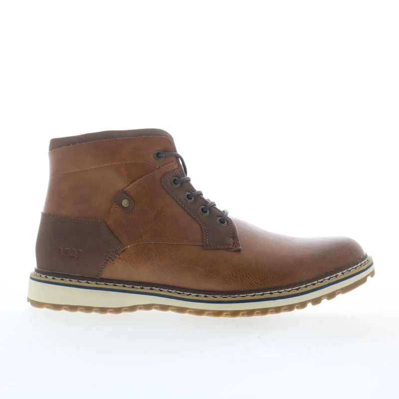 Freeman Grady F220086 Mens Brown Wide Leather Lace Up Casual Dress Boots 11