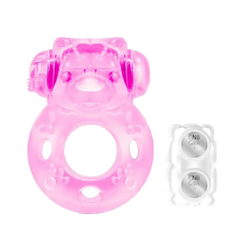 Anel Peniano Vibrador Bichinhos Rosa troca bateria General Import