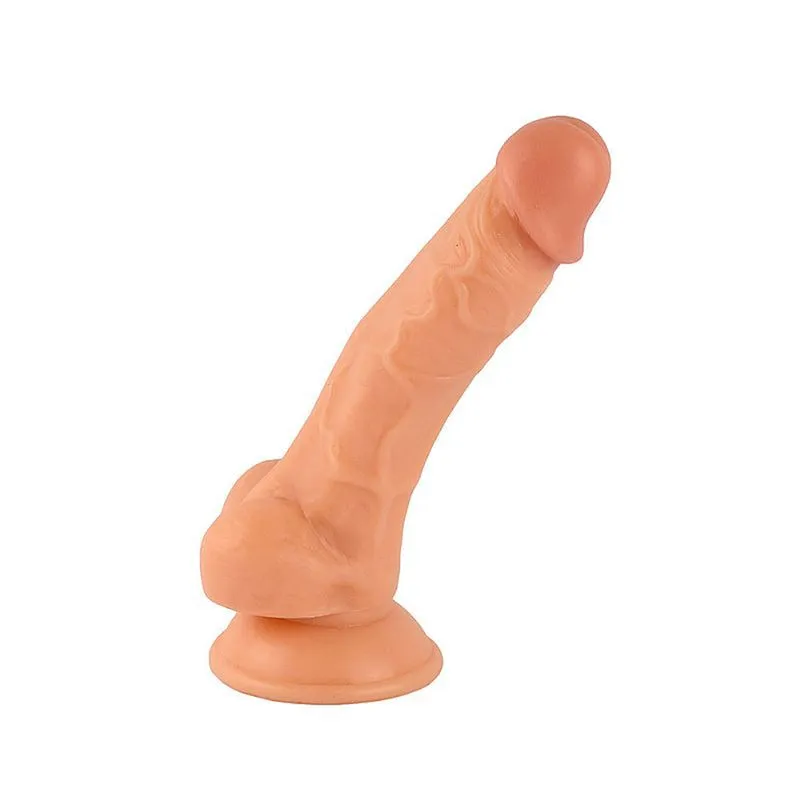 Mr. Rude Prótese Peniana com Escroto e Ventosa 19 x 3,5 cm Sexy Import