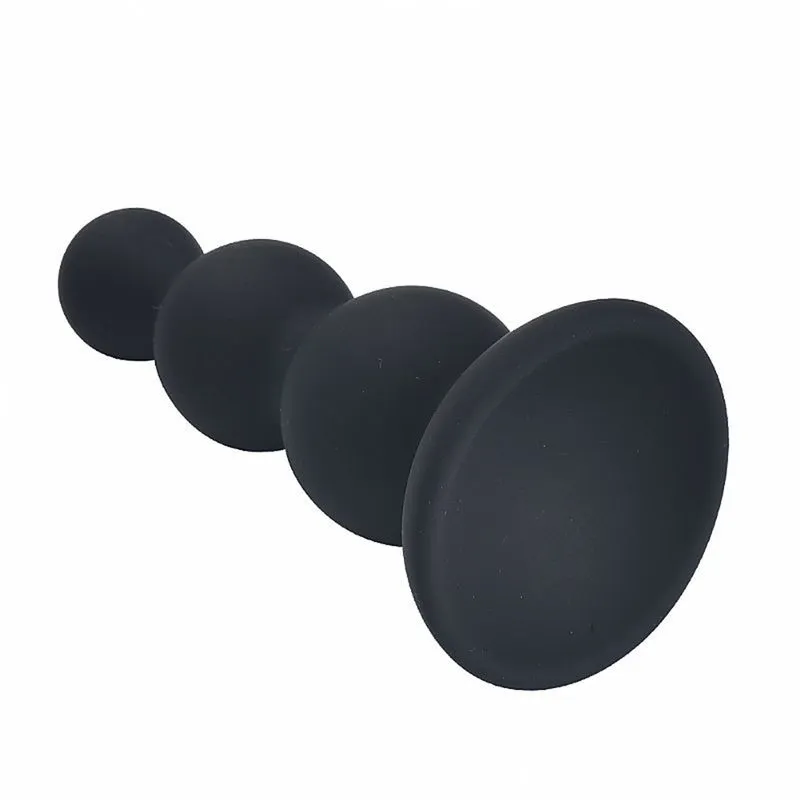 Plug Escalonado 7,5x2,7 em Silicone com Ventosa Sexy Import