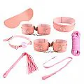 8130 Kit com 7 - itens de Sado - Rosa - SI