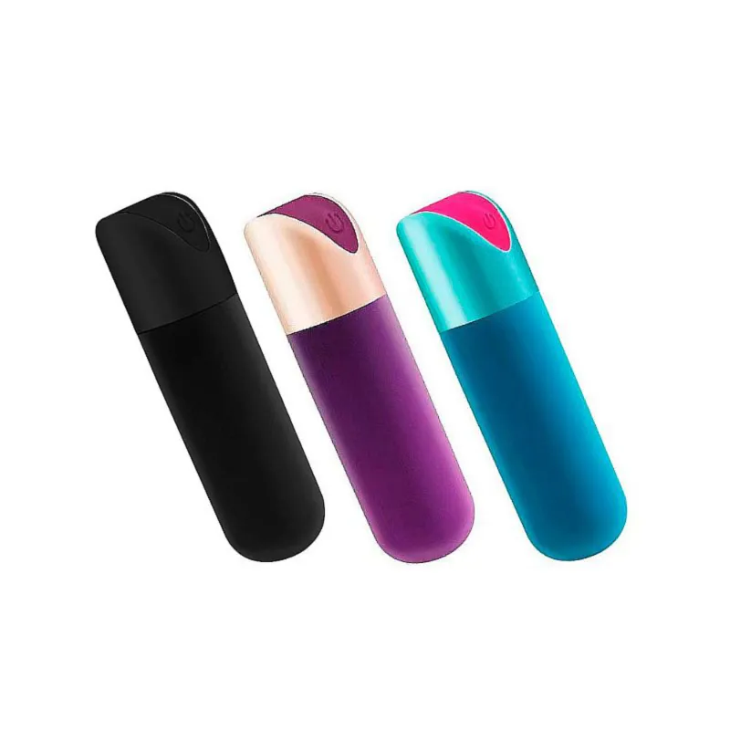 Bullet Capsula Vibratória Lino 10 Intensidades 6,5cm X 1,8cm Recarregável Resistente À Água Pequeno E Portátil