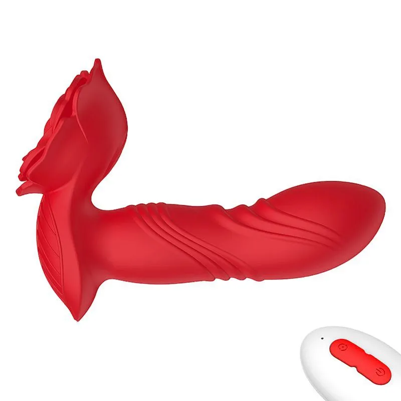 Aurora Vibrador de Ponto G e Clitóris com App e 9 Modos de Vai e Vem Sexy Import