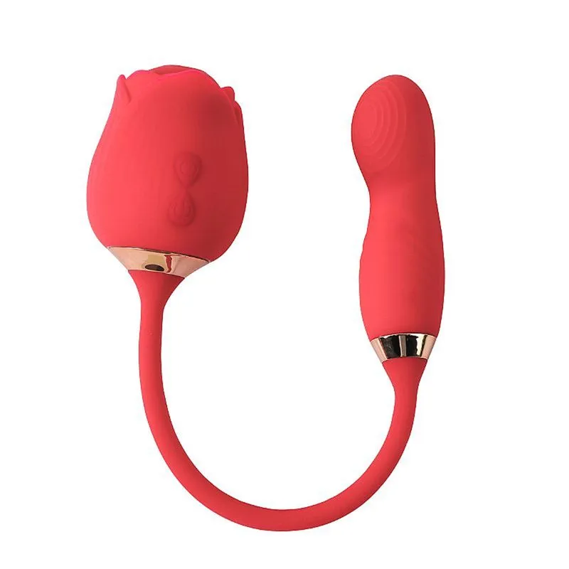 Flowery Pro Vibrador de Ponto G e Clitóris Com Pulsação Sexy Import