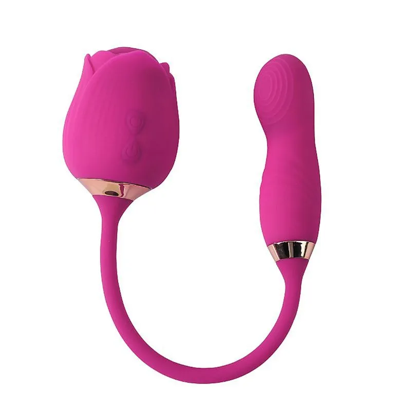 Flowery Pro Vibrador de Ponto G e Clitóris Com Pulsação Sexy Import