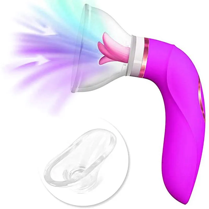 Mildred Vibrador Sugador de Clitóris Multivelocidade Com Língua Sexy Import Mildred Vibrador de Clitóris Multivelocidade com Língua e Sucção Sexy Import