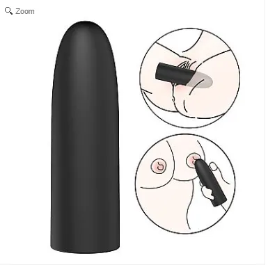 VIBRADOR BULLET DISCRETO - RECARREGAVEL