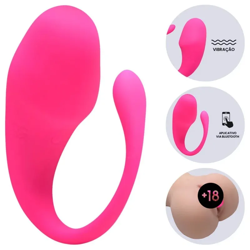Vibrador para casal controlado por APP 10 Vibrações Alba