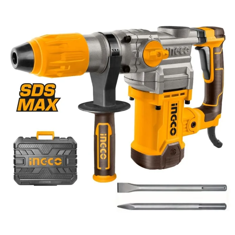 Rotomartillo demoledor sds-max 1600w 10 Joules ingco RH1600388