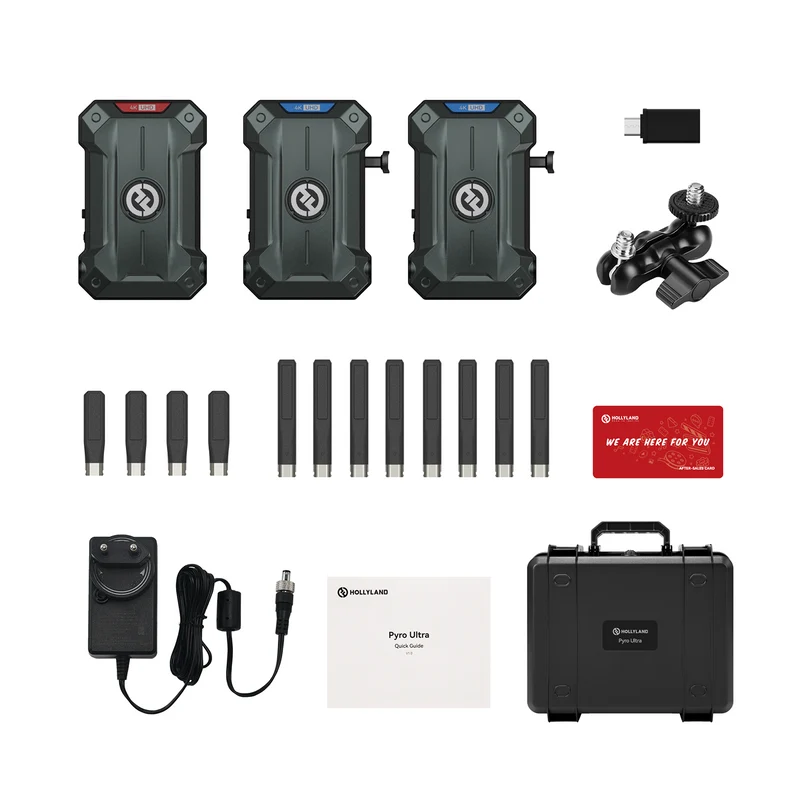 Hollyland Pyro Ultra Wireless 4K60 Transmission Kit (1TX + 2RX) Photo Equipment Store