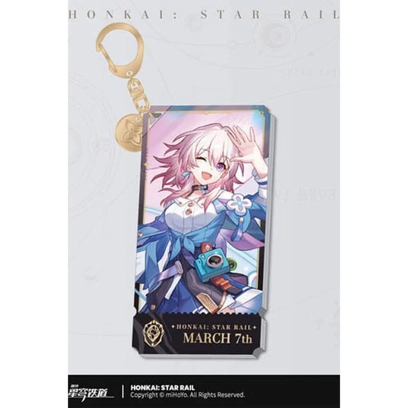 Honkai: Star Rail Charakter Acryl Schlüsselanhänger March 7th 9 cm