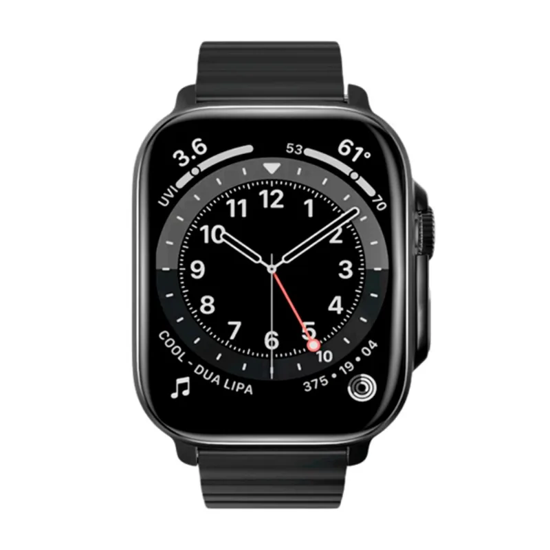 Smartwatch Udfine Gear Black 2.01" Bluetooth Malla Silicona