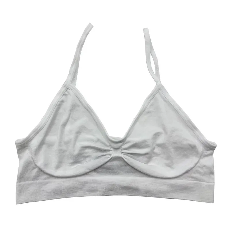Sutiã Top Liso Basic+ TAF21 Poliamida e Elastano Branco