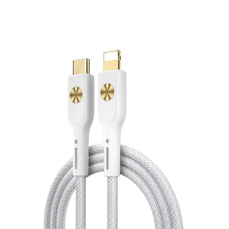 Cabo Wiwu City C para Lightning 30W 1.2 Metros Branco