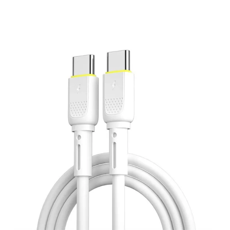 Cabo Cobra Tipo C 60W 120 Centímetros Branco WIWU